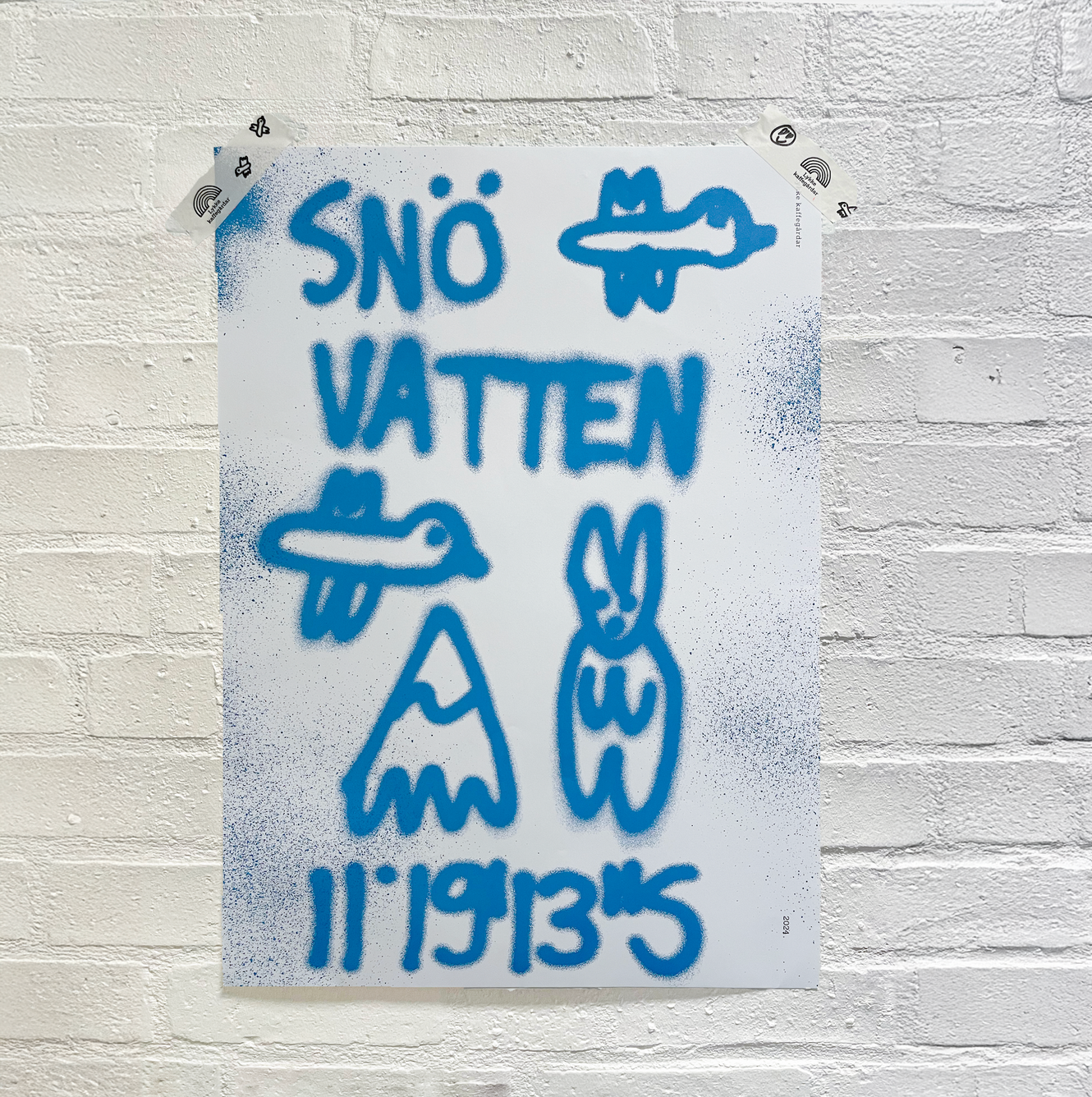 Snövatten blue print